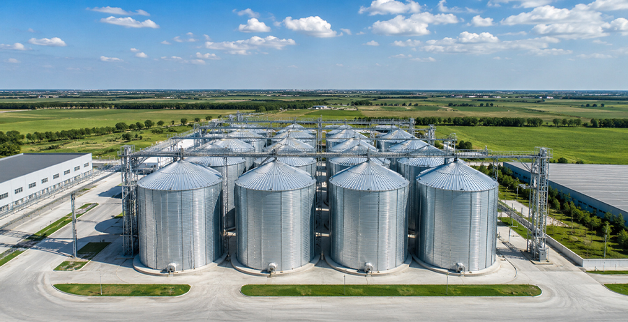 Grain silos