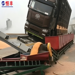 100-Ton Rear-Tipping Hydraulic Building Materials Truck Unloader, Sand And Gravel Aggregate Self-Unloader Machine with Customization Supported