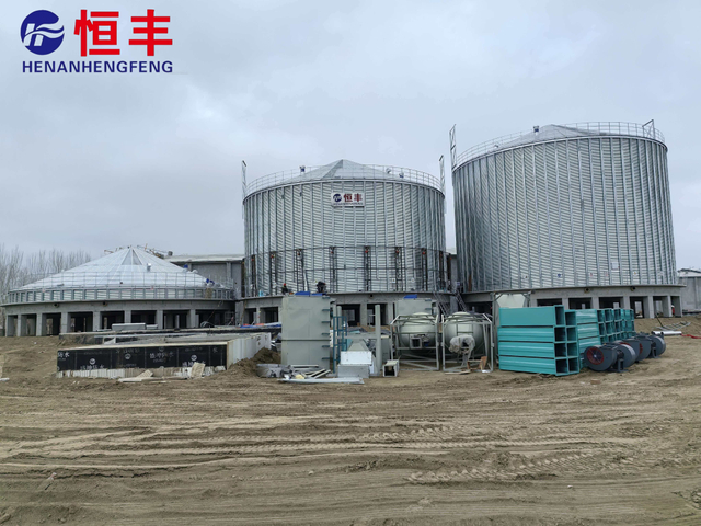 Versatile Stainless 2000t Flat Bottom Steel Grain Silo Bin for Wheat