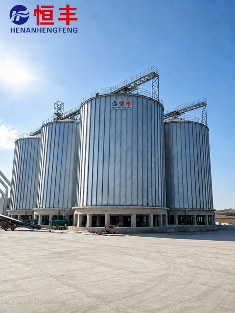 1500T Cattle Feed Silo China Grain Storage Steel Silo Factory Hopper Bottom Grain Bins Steel Storage Assembly Silos Cone Bottom Silo